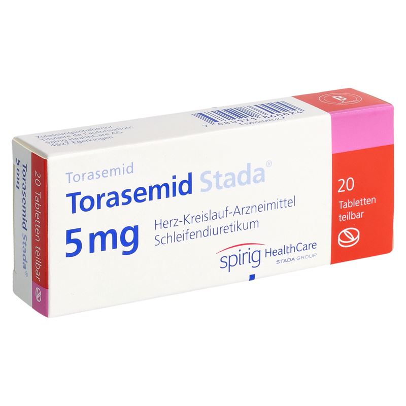 TORASEMID Stada Tabl 5 mg 20 Stk