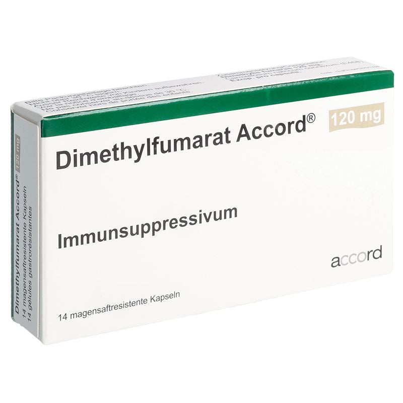DIMETHYLFUMARAT Accord Kaps 120 mg 14 Stk