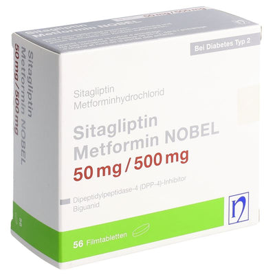 SITAGLIPTIN Metformin NOBEL 50/500 mg 56 Stk
