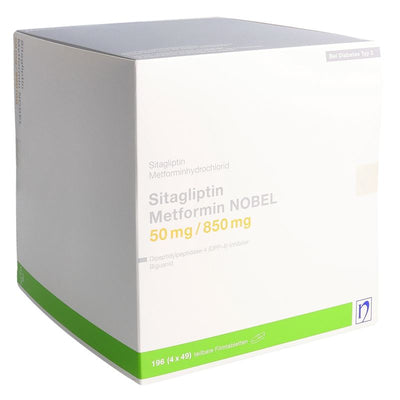 SITAGLIPTIN Metformin NOBEL 50/850 mg 196 Stk