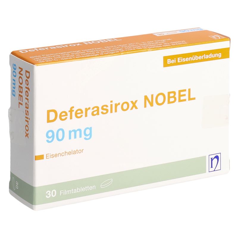 DEFERASIROX NOBEL Filmtabl 90 mg 30 Stk