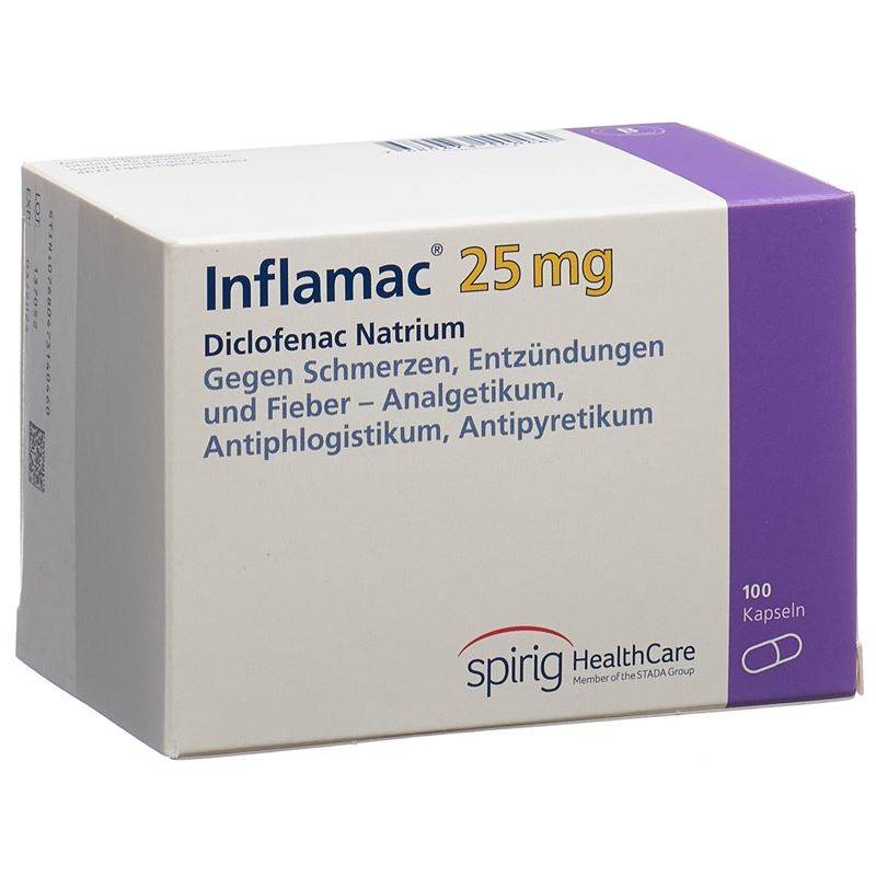 INFLAMAC Kaps 25 mg 100 Stk