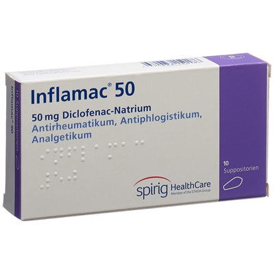 INFLAMAC Supp 50 mg 10 Stk