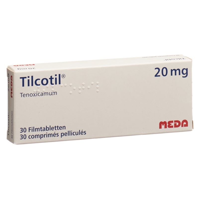 TILCOTIL Filmtabl 20 mg 30 Stk