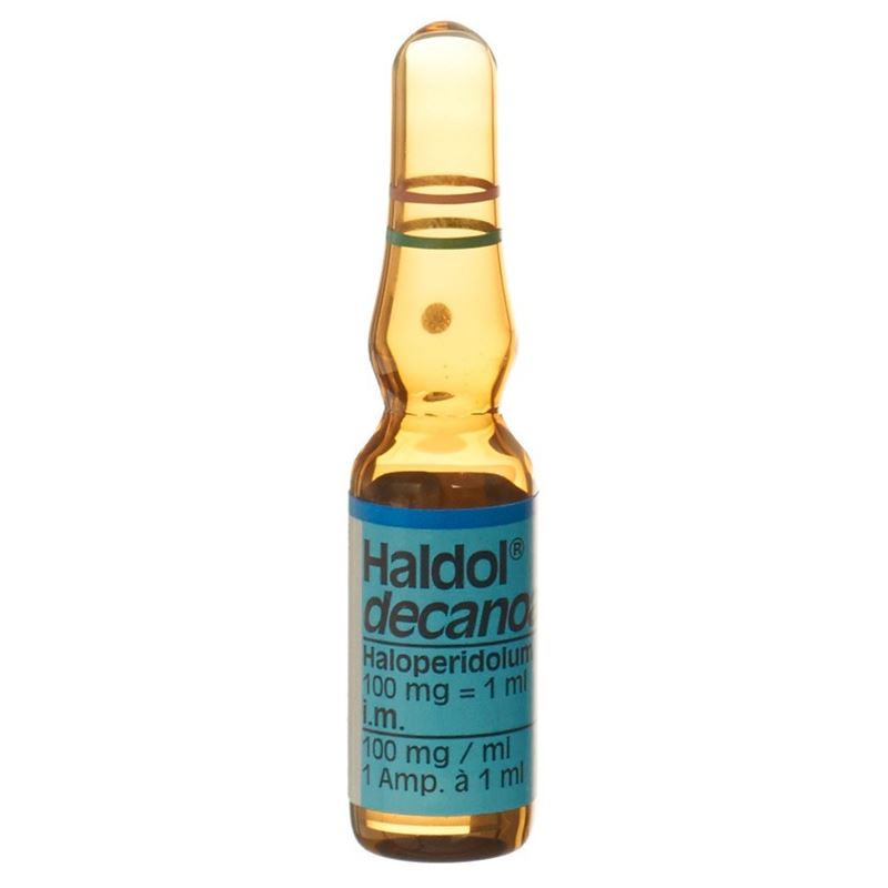 HALDOL decanoas Inj Lös 100 mg/ml Amp 1 ml