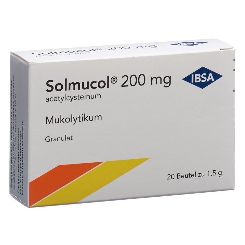 SOLMUCOL Gran 200 mg o Zucker 20 Btl 1.5 g