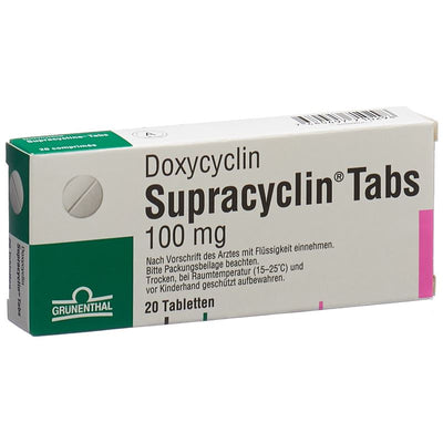 SUPRACYCLIN Tabs Tabl 100 mg 20 Stk