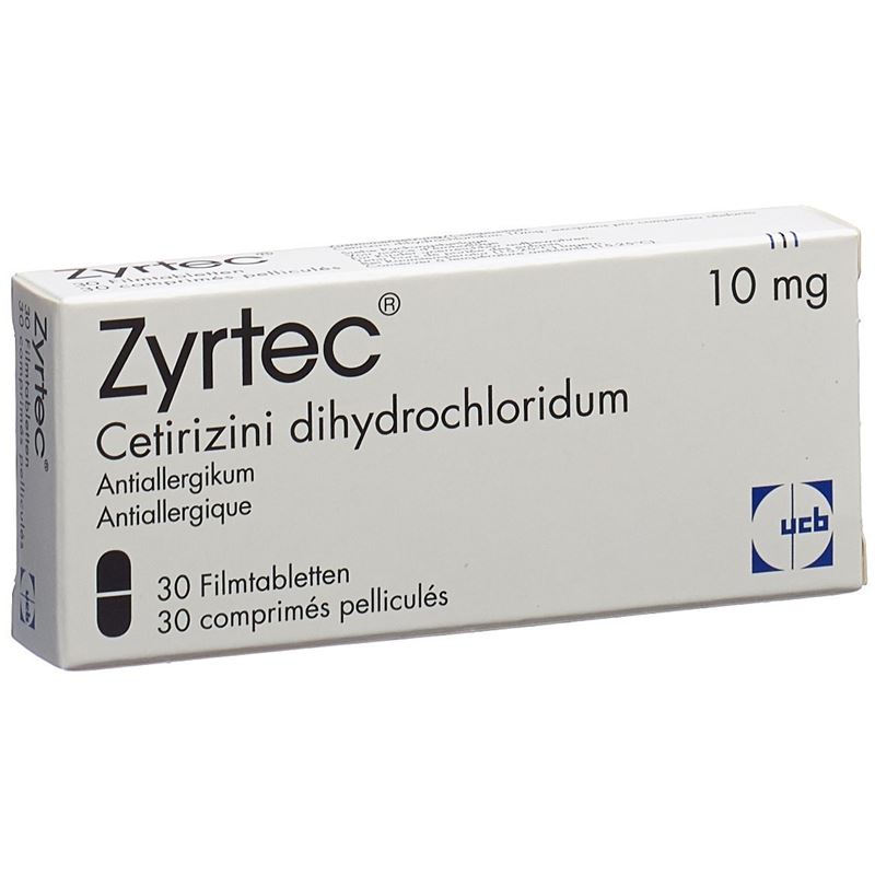 ZYRTEC Filmtabl 10 mg 30 Stk