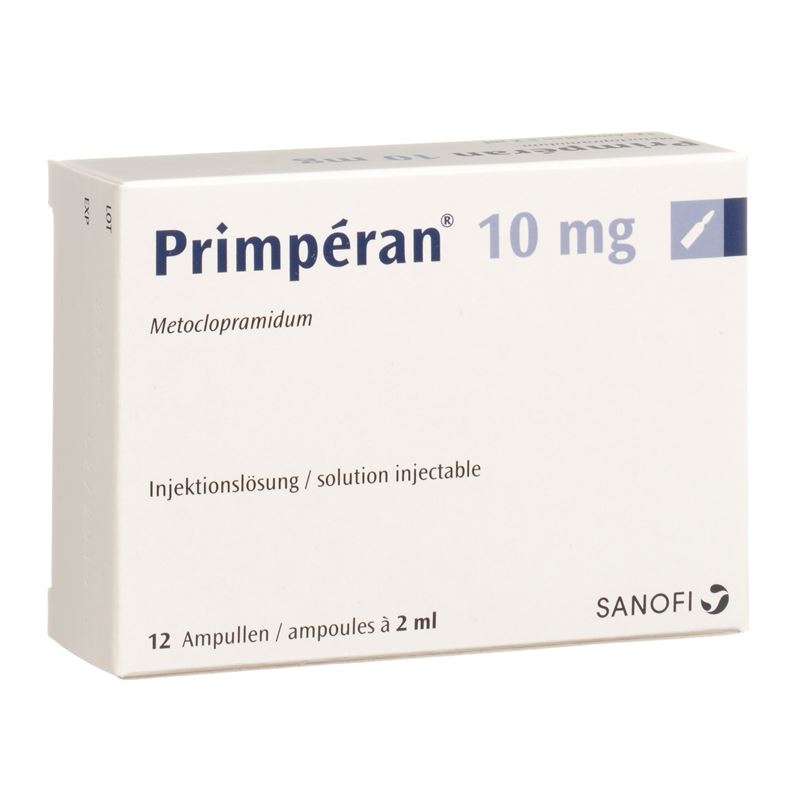 PRIMPERAN Inj Lös 10 mg/2ml i.m./i.v. 12 Amp 2 ml