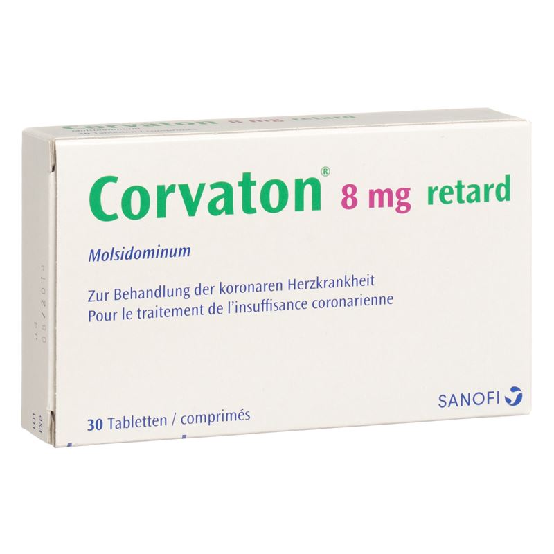 CORVATON retard Ret Tabl 8 mg 30 Stk