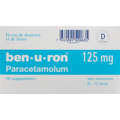BEN-U-RON Supp 125 mg Bébé 10 Stk - PICBACK