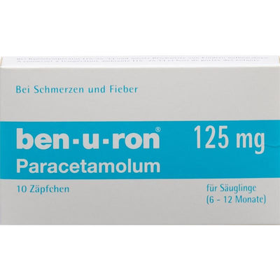 BEN-U-RON Supp 125 mg Bébé 10 Stk - PICFRONTTOP