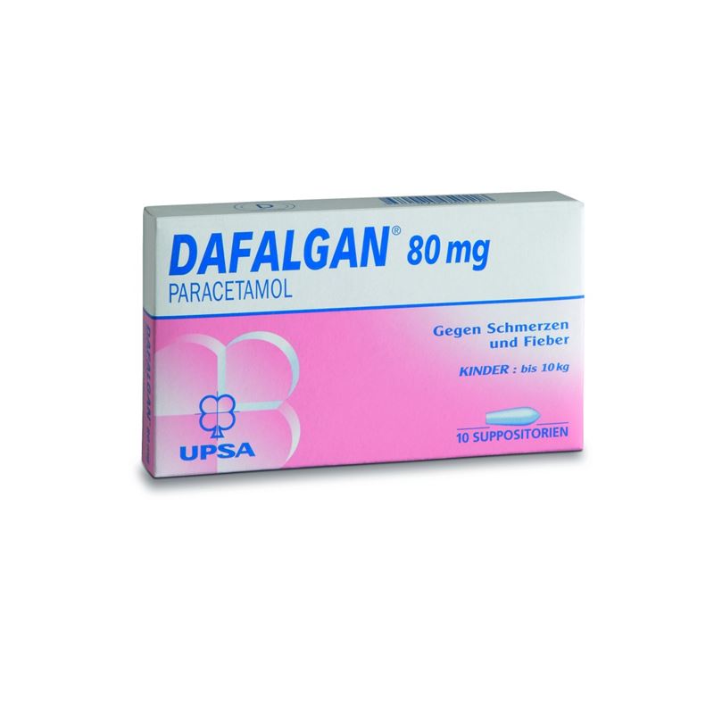 DAFALGAN Supp 80 mg 10 Stk