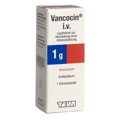 VANCOCIN Trockensub 1 g i.v. Durchstf