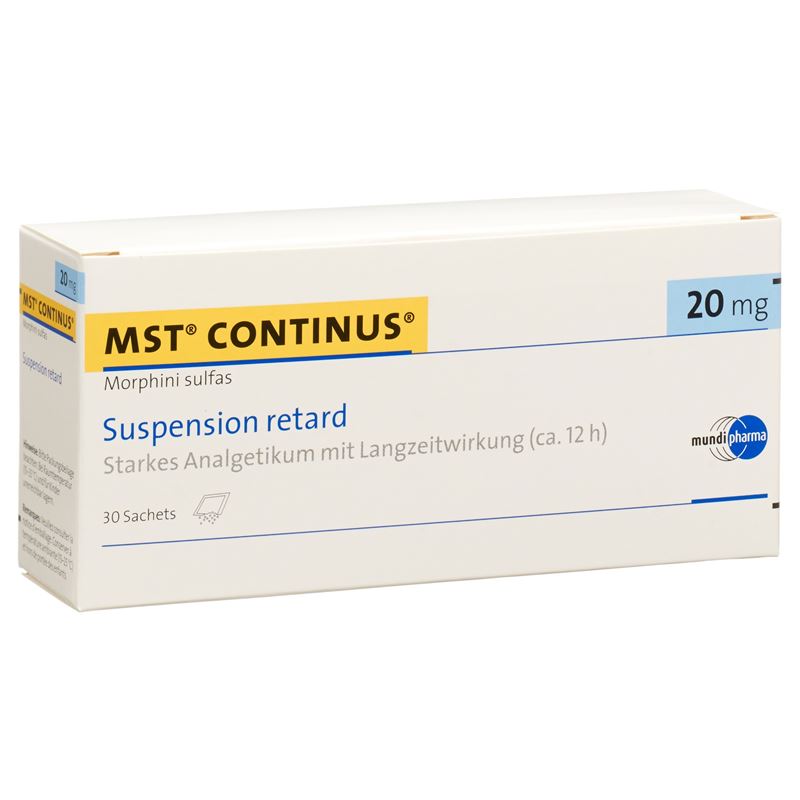 MST CONTINUS Ret Susp 20 mg Btl 30 Stk