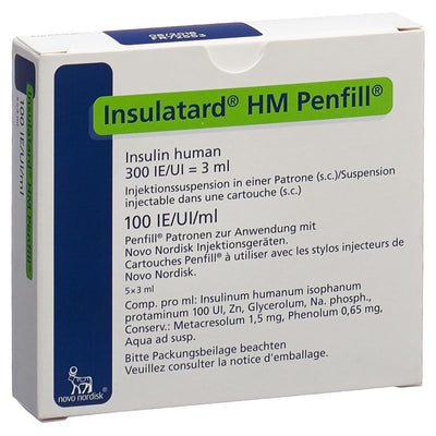 INSULIN Insulatard HM Penfill 5 Patrone 3 ml