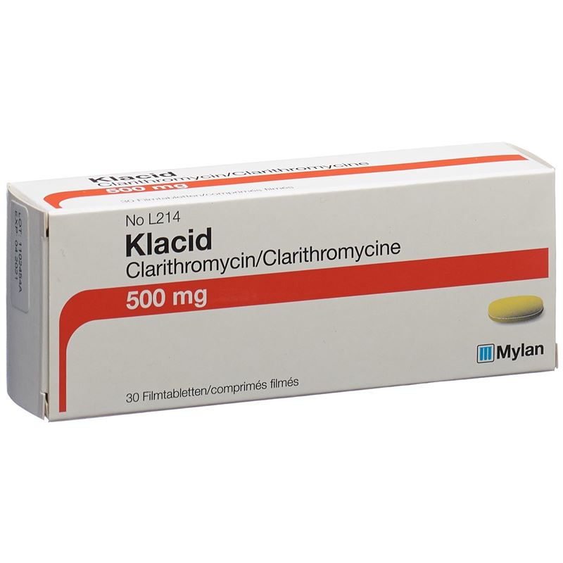 KLACID Filmtabl 500 mg 30 Stk