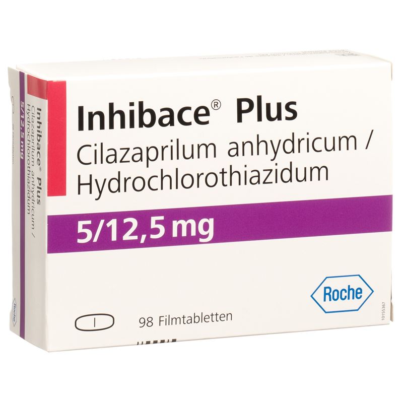 INHIBACE Plus Filmtabl 5/12.5 mg 98 Stk