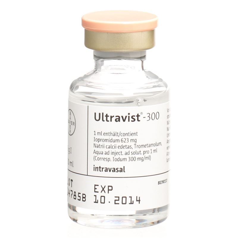 ULTRAVIST Inj Lös 300 mg/ml Fl 200 ml