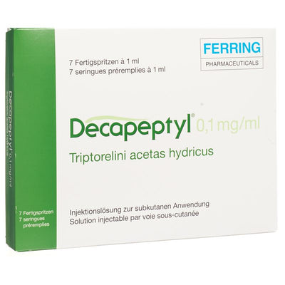 DECAPEPTYL Inj Lös 0.1 mg/ml Fertspr 7 Stk