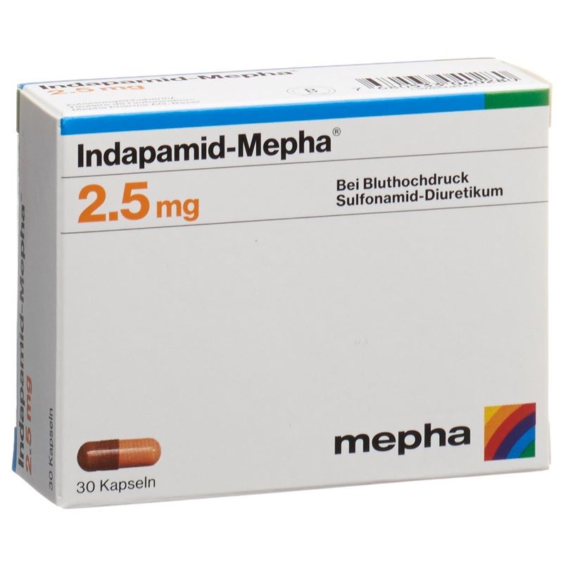 INDAPAMID Mepha Kaps 2.5 mg 30 Stk