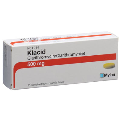 KLACID Filmtabl 500 mg 20 Stk