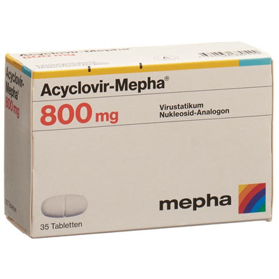 ACYCLOVIR Mepha Tabl 800 mg 35 Stk