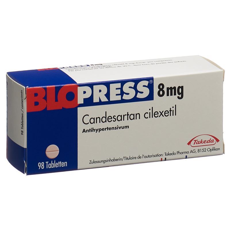 BLOPRESS Tabl 8 mg 98 Stk