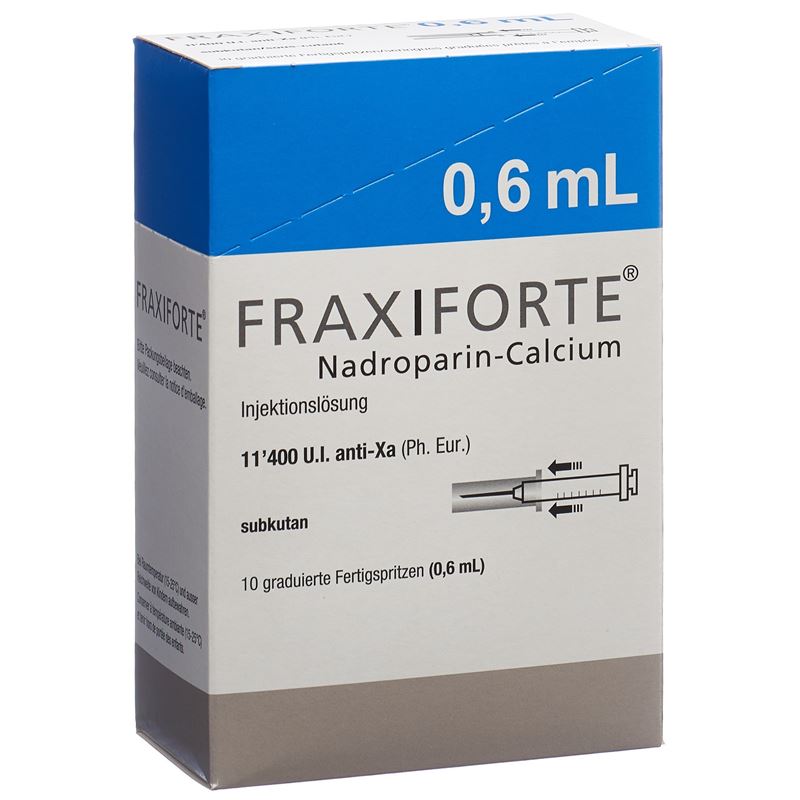 FRAXIFORTE 0.6 ml Inj Lös 10 Fertspr 0.6 ml