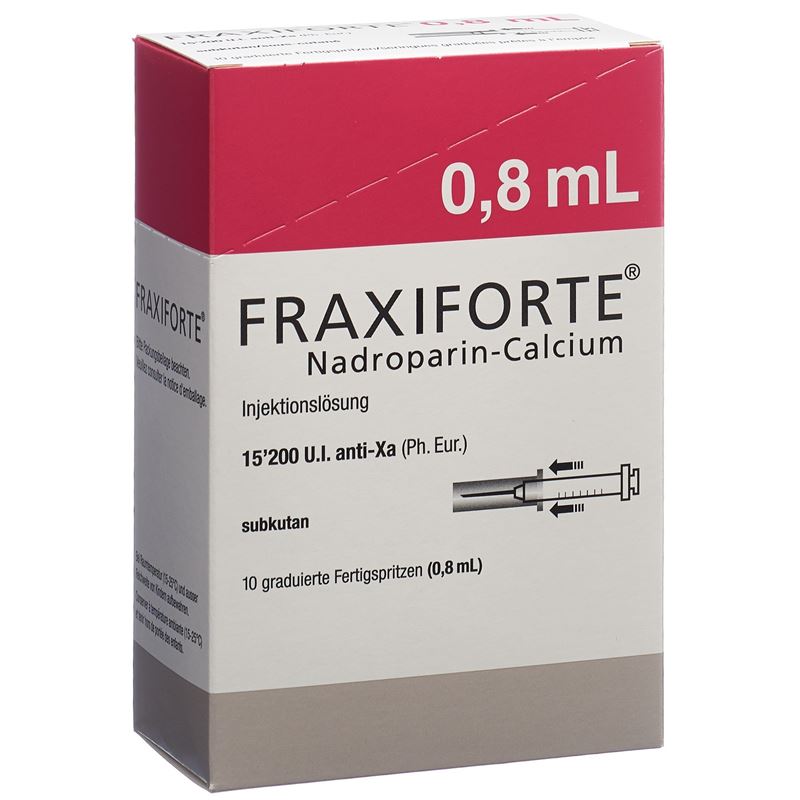 FRAXIFORTE 0.8 ml Inj Lös 10 Fertspr 0.8 ml