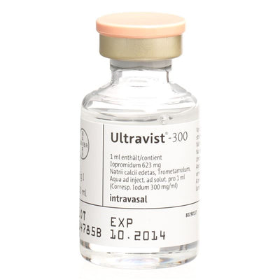 ULTRAVIST Inj Lös 300 mg/ml 8 Fl 500 ml