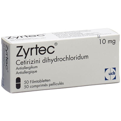 ZYRTEC Filmtabl 10 mg 50 Stk