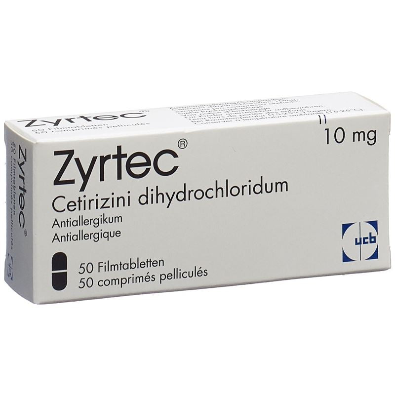 ZYRTEC Filmtabl 10 mg 50 Stk