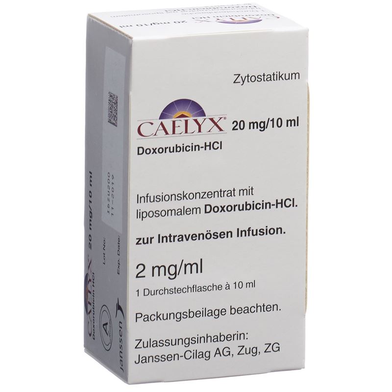 CAELYX Inf Konz 20 mg/10ml Amp 10 ml