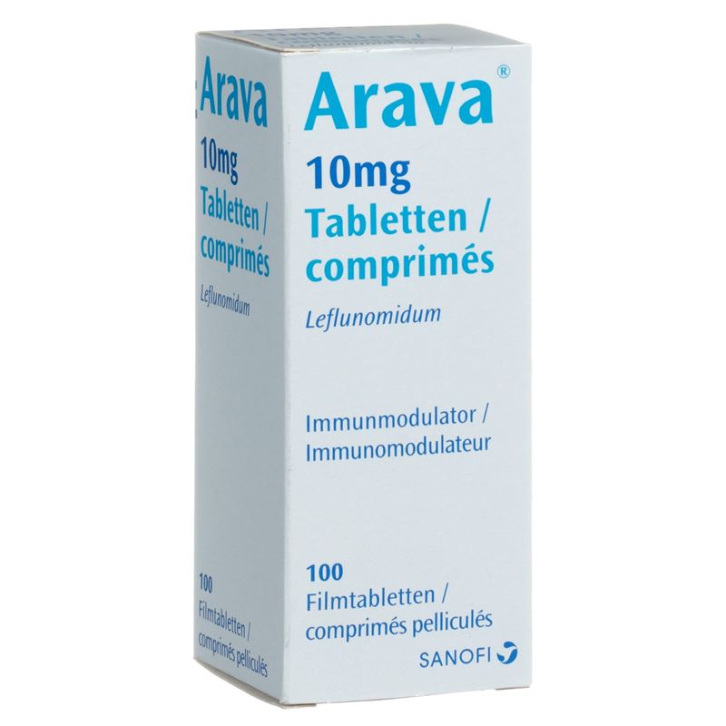 ARAVA Filmtabl 10 mg Ds 100 Stk