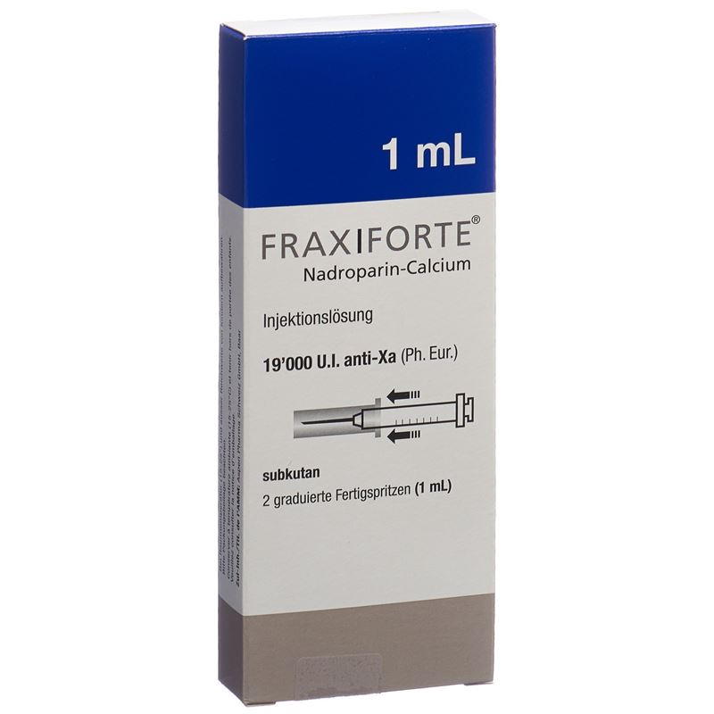 FRAXIFORTE 1 ml Inj Lös 2 Fertspr 1 ml