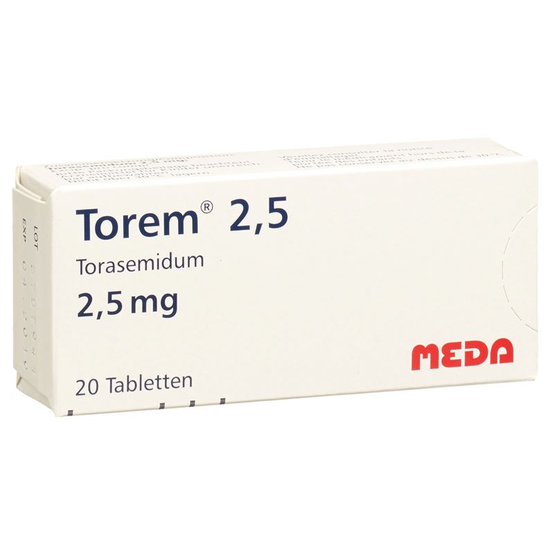 TOREM Tabl 2.5 mg 20 Stk