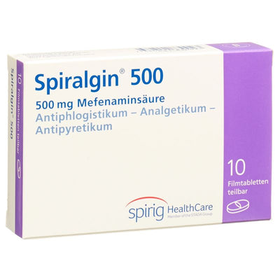 SPIRALGIN Filmtabl 500 mg 10 Stk