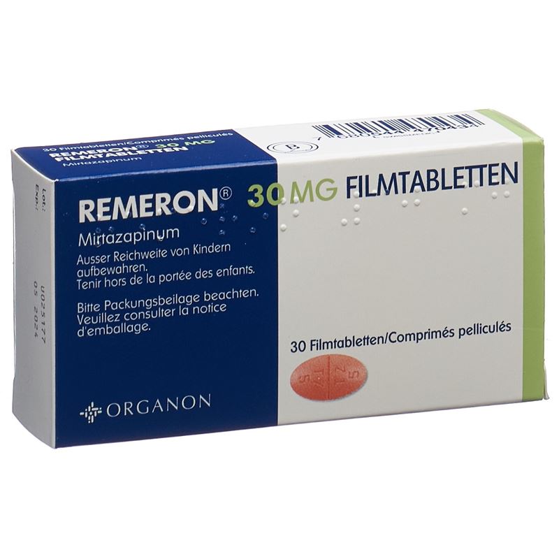 REMERON Filmtabl 30 mg 30 Stk