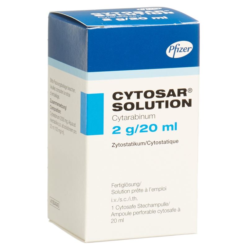 CYTOSAR Solution Inj Lös 2 g/20ml Onco-Tain 20 ml