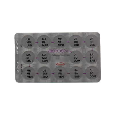 ACTOS Tabl 30 mg 28 Stk - CONTENTBACK