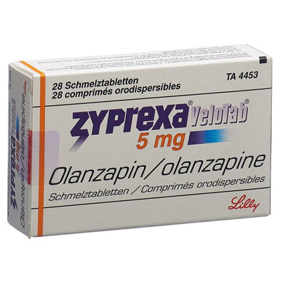 ZYPREXA Velotab Schmelztabl 5 mg 28 Stk