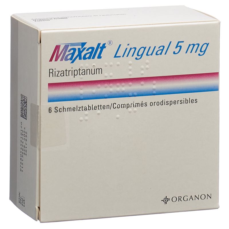 MAXALT Lingual Schmelztabl 5 mg 6 Stk