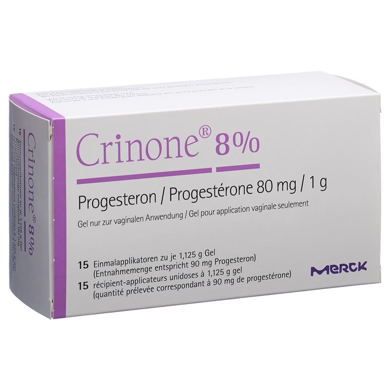 CRINONE Vag Gel 8 % 15 Monodos 1.125 g