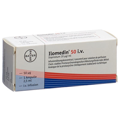 ILOMEDIN Inf Konz 50 mcg/2.5ml i.v. Amp 2.5 ml
