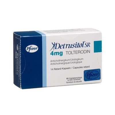 DETRUSITOL SR Ret Kaps 4 mg 14 Stk