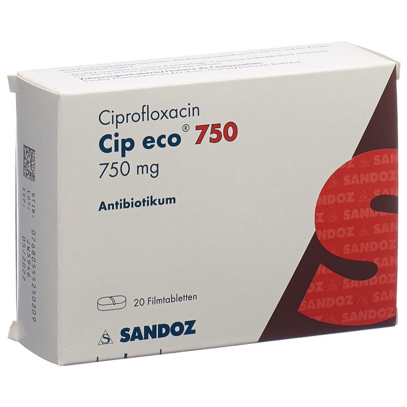 CIP ECO Filmtabl 750 mg 20 Stk