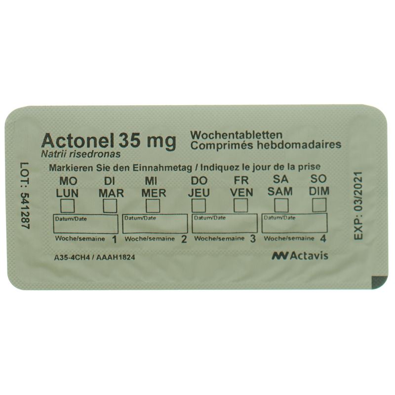 ACTONEL Wochentabletten Filmtabl 35 mg 4 Stk - CONTENTBACK