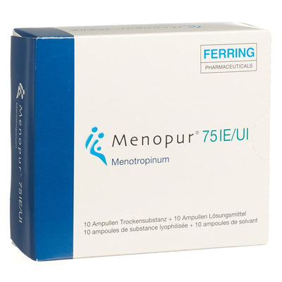 MENOPUR Trockensub 75 IE c Solv Amp 10 Stk