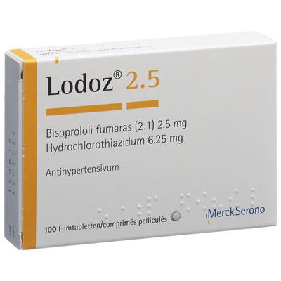 LODOZ 2.5 Filmtabl 2.5/6.25mg 100 Stk